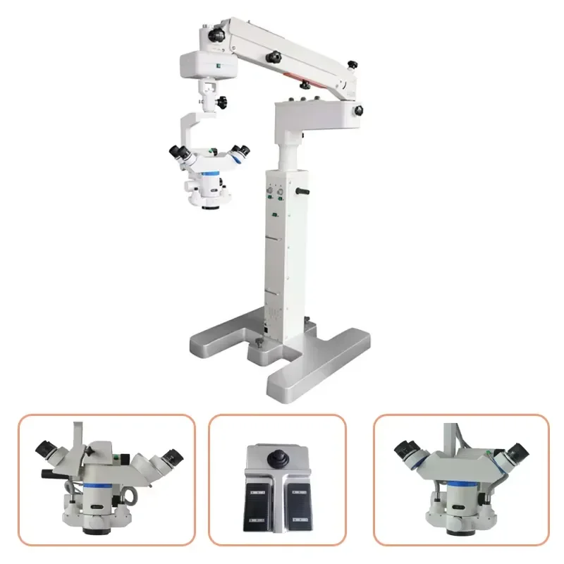 for IN-4 Motorized LED Surgical Microscope 3/5 Stage Zoom Manual/Motorized Focus Coaxial Illumination Microsurgical Plastic