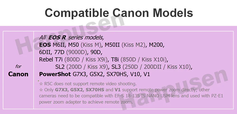 BR-E1 Drahtlose Fernbedienung Kamera Auslöser für Canon EOS R1 R3 R5 R5II R5C R6 R6II R7 R8 R10 R50 R50V R1 M6II M50 M200 – Detail 1