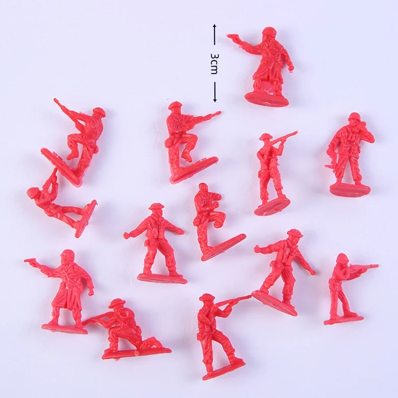 30Pcs Mini 3cm Little Soldier Stress Relief Puzzle Sensory Toy Boys And Girls Birthday Party Favors Little Soldier Pinata Filler