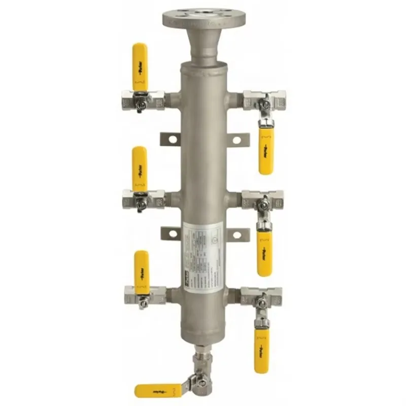 

Манометрический коллектор SS316 AP1 с воздушными штуцерами и шаровым краном — ключевой продукт