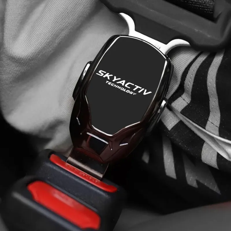 Car Seat Belt Extender Seatbelt Lock Buckle Clip Plug Accessories For Mazda Skyactiv 3 bk 6 gg gh gj cx3 cx5 cx30 cx7 cx8 cx9 mx