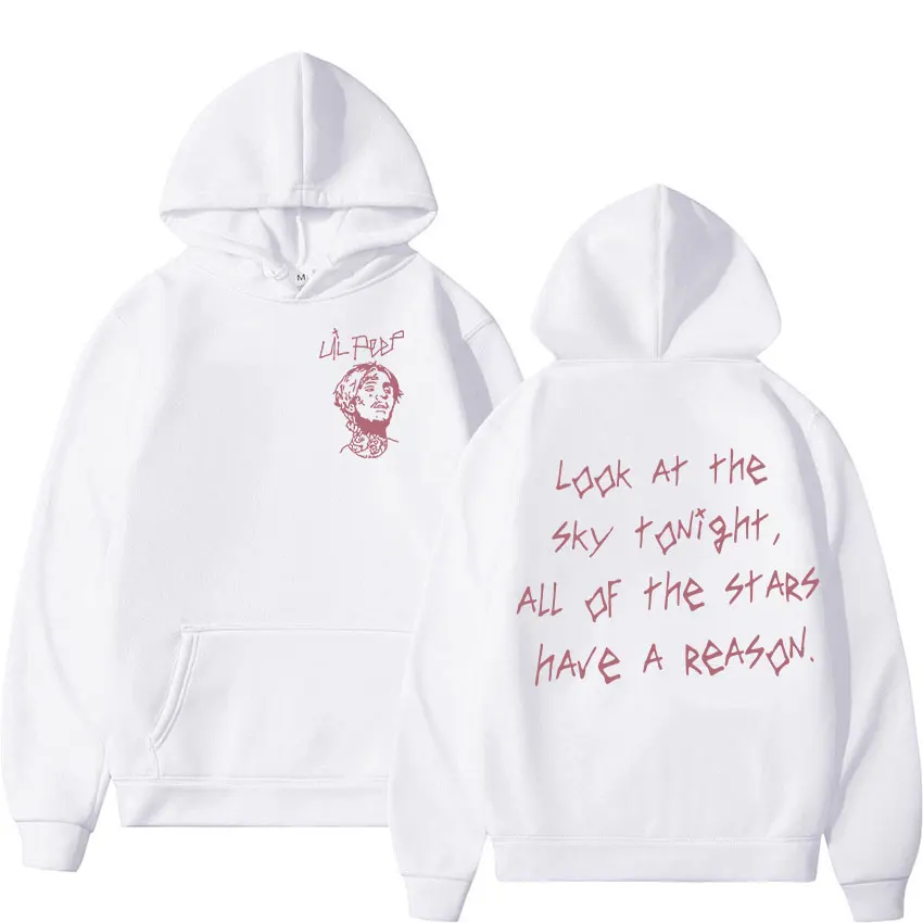 Rapper Lil Peep Tour Konzert Hoodie Herren Hip Hop Mode Pullover Sweatshirt Unisex lässig Langarm Kapuze Gothic Streetwear