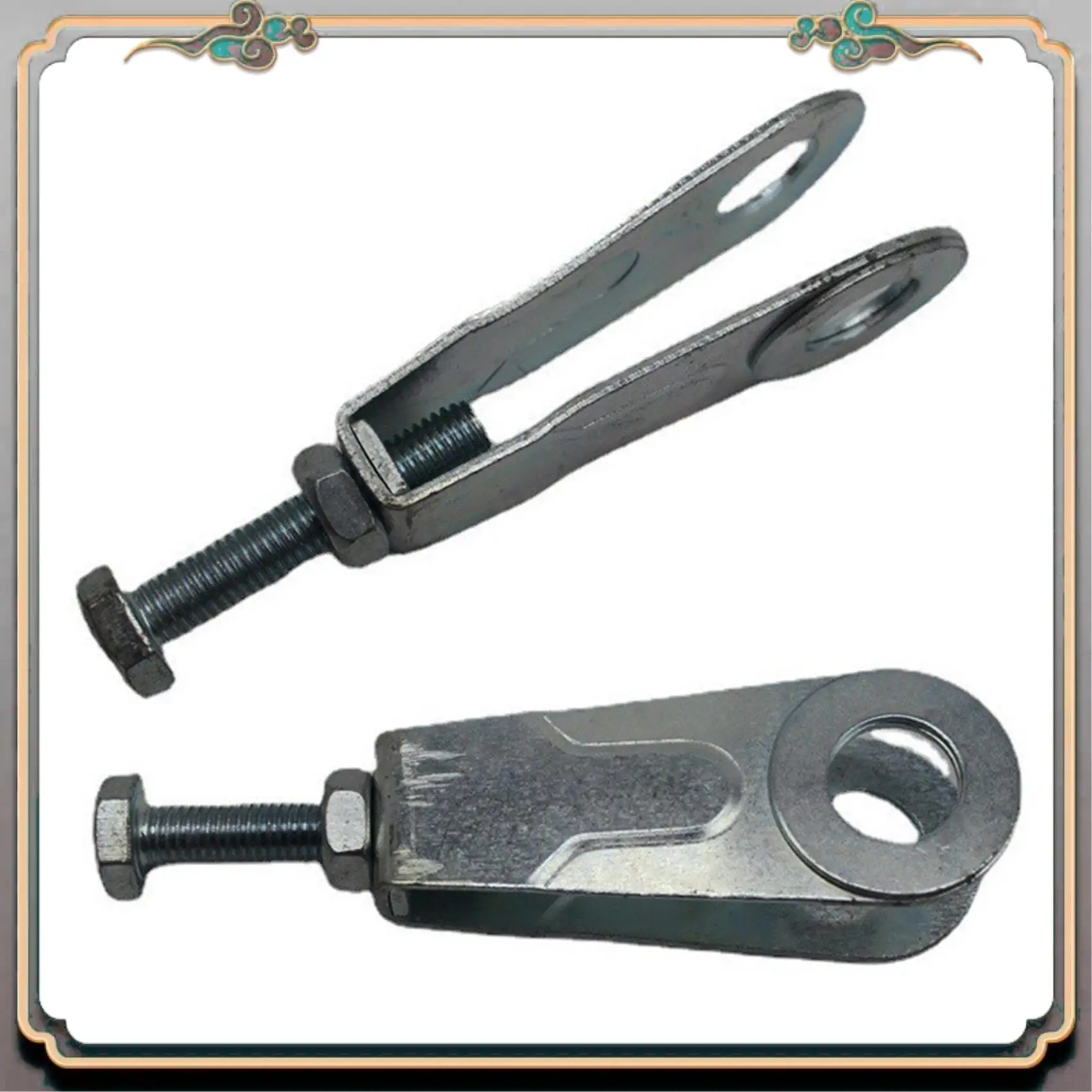 A73Q-Rear Wheel Chain Tensioner Adjuster Tool Motorcycle Parts Puller Chain Assy For YAMAHA YBR125 2008-2016