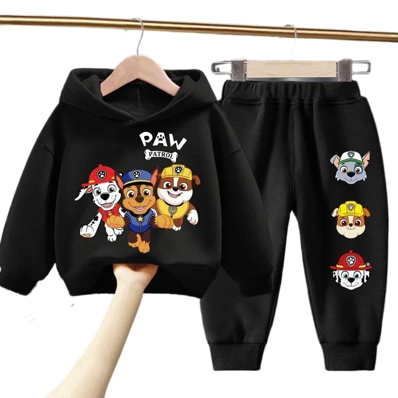 Frühling Herbst Kinderbekleidungssets Jungen Hoodies und Jogginghosen 2-teilige Sets Kids PAW Patrol Atmungsaktiver Trainingsanzug Sweatsuit – Detail 2