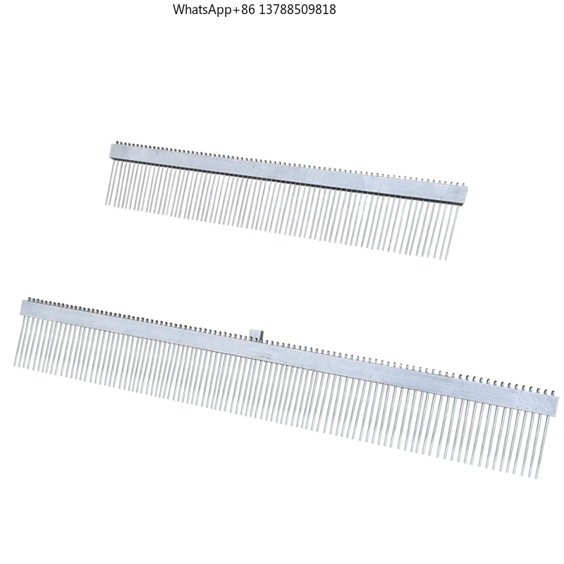 48-inch Professional Aluminum Flat Wire Texture Broom Industrial Grade Texturizing Brush 1/2 Inch Wire Spacing Without Handle