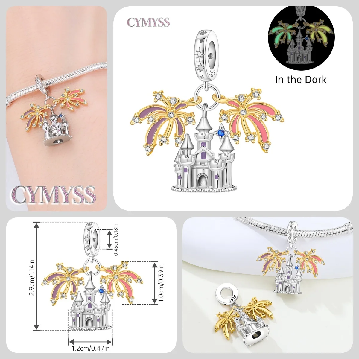 925 Sterling Silber Märchen Der Nussknacker Prinz Prinzessin Charms Perlen Passend für Armbänder Halsketten DIY Valentinstag Geschenke 2026 – Detail 20