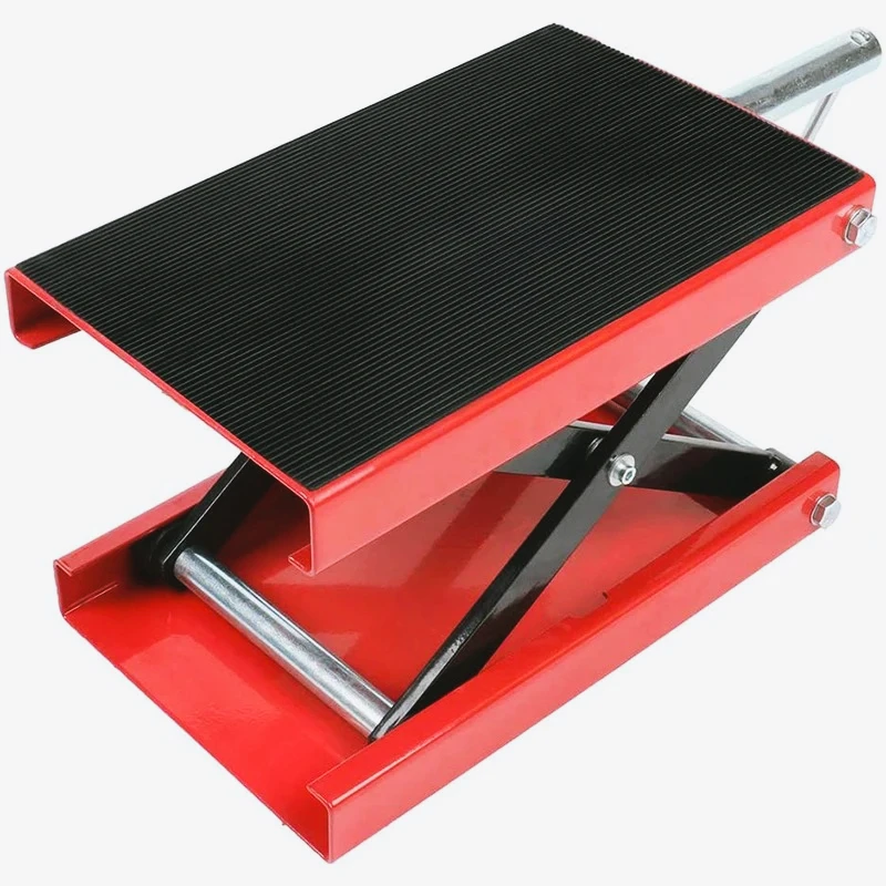Elevador  motocicleta tipo tijera central  500 kg (1100 lb) acuado para motocicletas, bicicletas y vehículos todoterreno, soport
