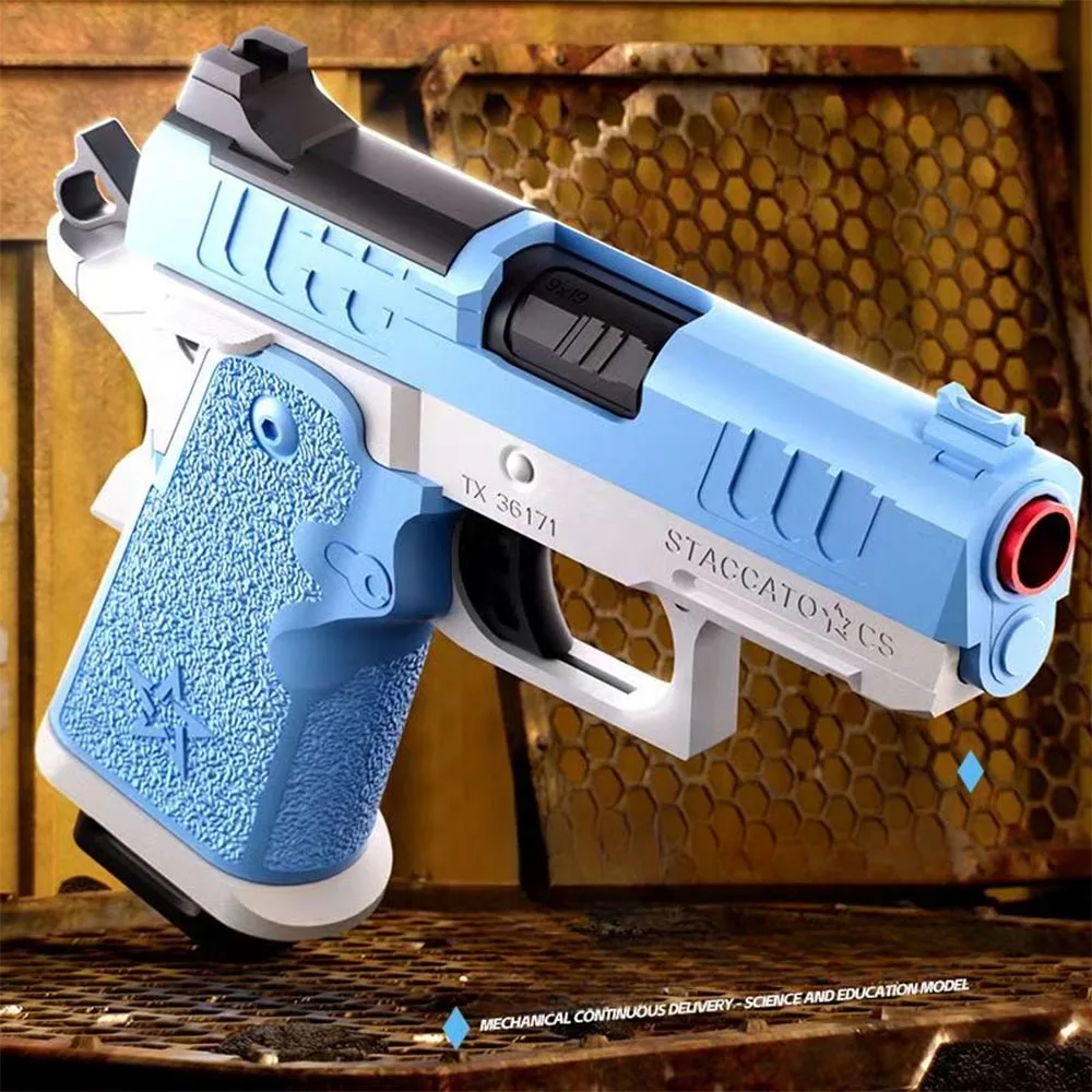 Stress Shot Beste speelgoedpistool voor volwassenen Jongens Dropship speelgoedpistoolpistolen zien er echte verjaardagscadeaus uit