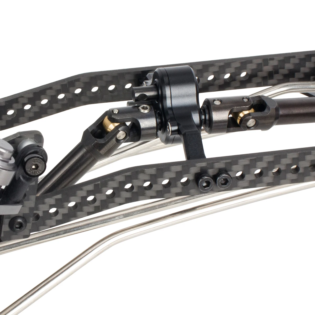 علبة نقل الألومنيوم علبة التروس 70 مللي متر عرض Underdrive 30% لـ 1/10 RC الزاحف الغشاش الحفارات LCG هيكل بناء أجزاء ترقية ذاتية الصنع