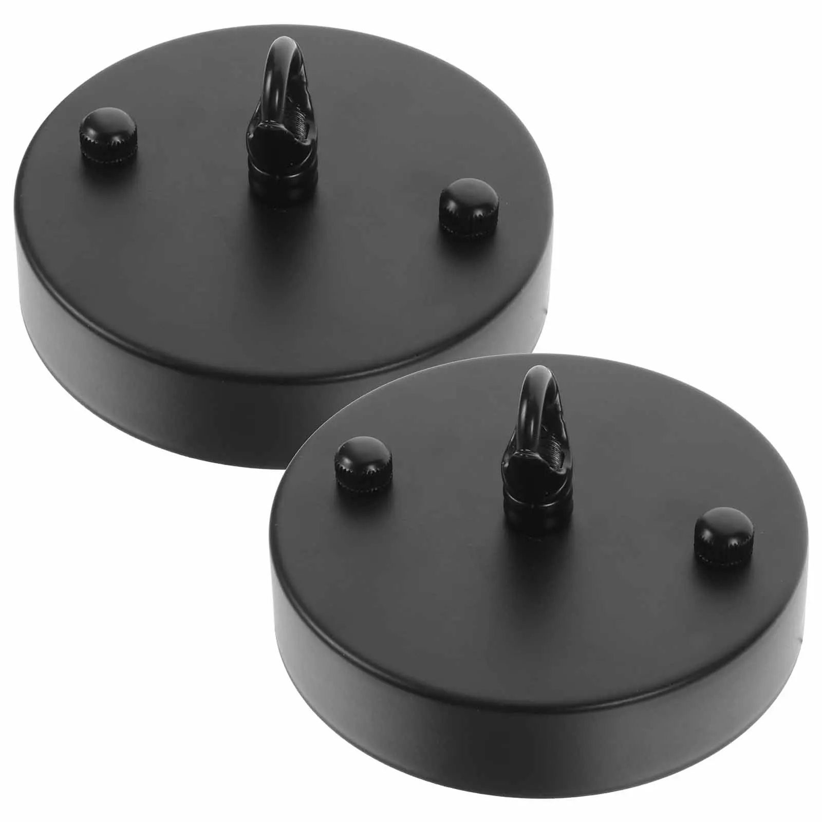 

2Pcs Ceiling Canopy Cover Plate Chandelier Mounting Plate Heavy Duty Iron Aluminum Alloy Fixture Kit for Pendant Light