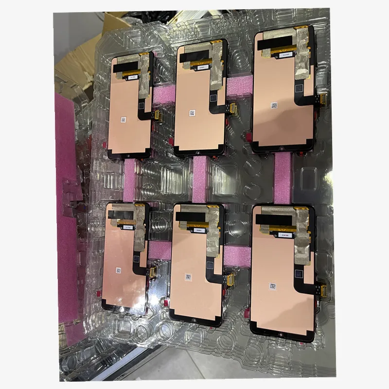 Tested AMOLED LCD Screen For LG G8X G V50S ThinQ LCD Display With Frame Touch Screen Digitizer For LG G8X LCD Replacement