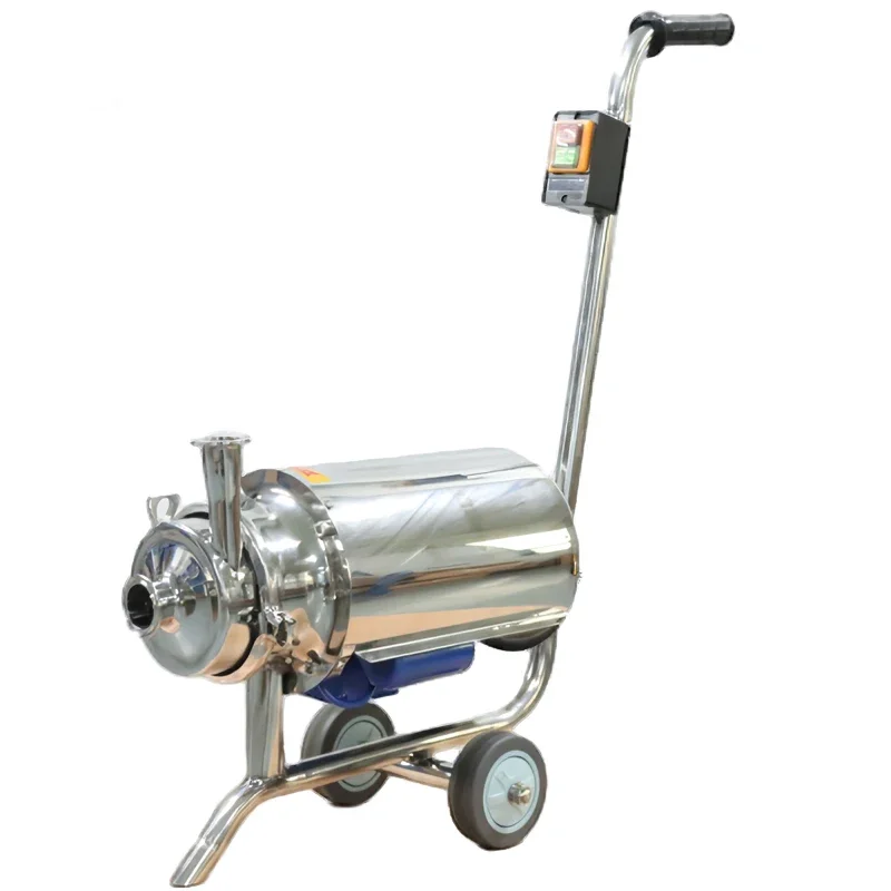 

1HP 220V 50HZ Single Phase Sanitary Stainless Steel SS304 Mobile Sanitary Centrifugal Pump