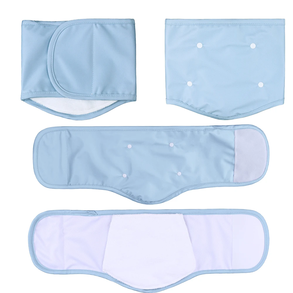 1PC Anti-Side Leak Dog Male Diaper Reusable Physiological Pants Sanitary Underwear Belly Band Nappies Cloth Cotton Diaper Wraps