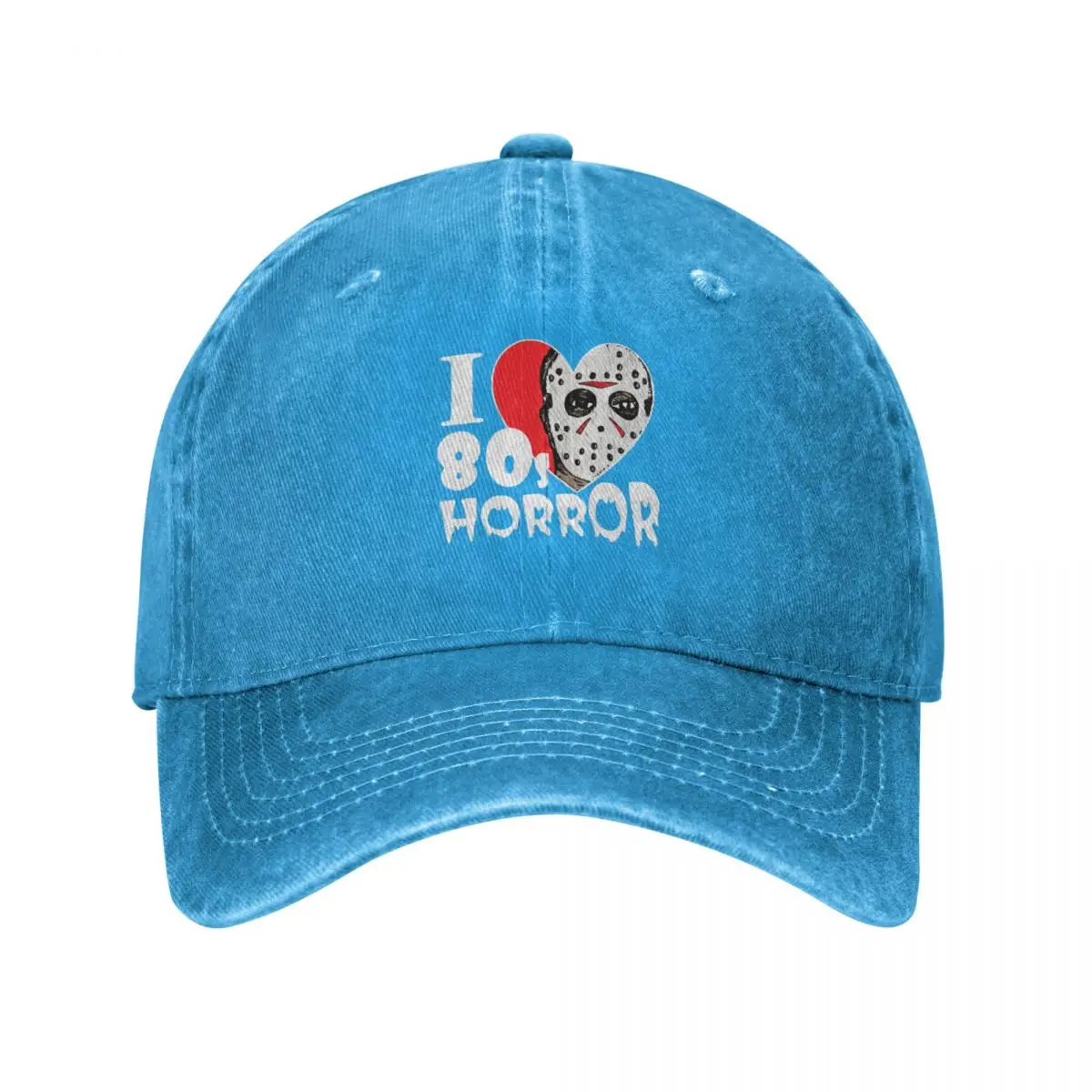 I Love 80's Horror Baseball Cap Fluffy Hat Anime New In The Hat Men'S Hats Women'S