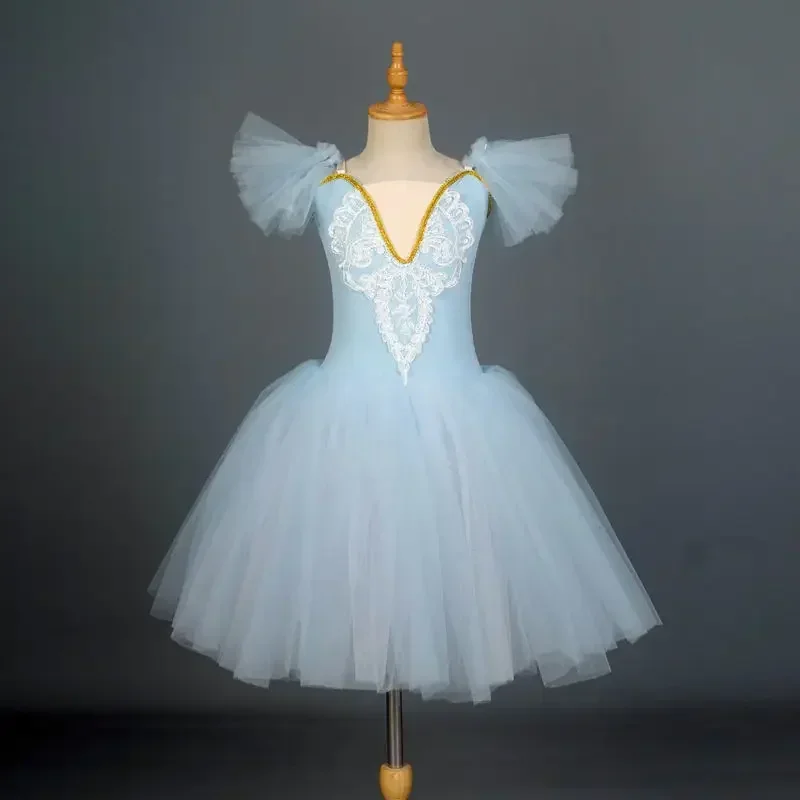 

Red Long Ballet Tutu Dress Kids Girls Adult Women Romantic Tutu Contemporary Dance Ballerina Dress Costumes Ballet Dress Girls