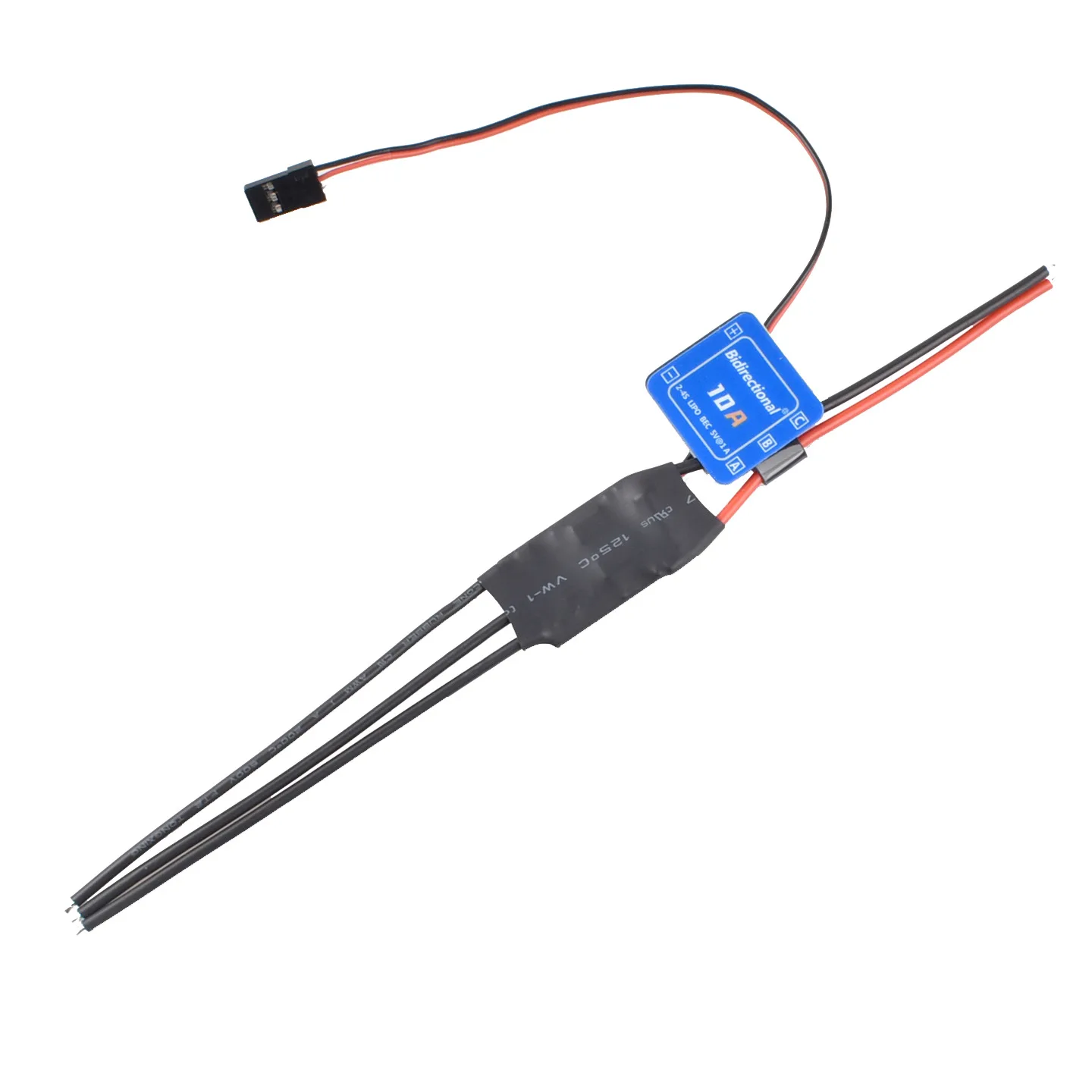 HV Bidireccional sin escobillas ESC 10A 20A 30A 40A 50A 60A 80A 100A ESC sin escobillas 2-6S 3A/5V BEC/UBEC ESC para barco RC bajo el agua