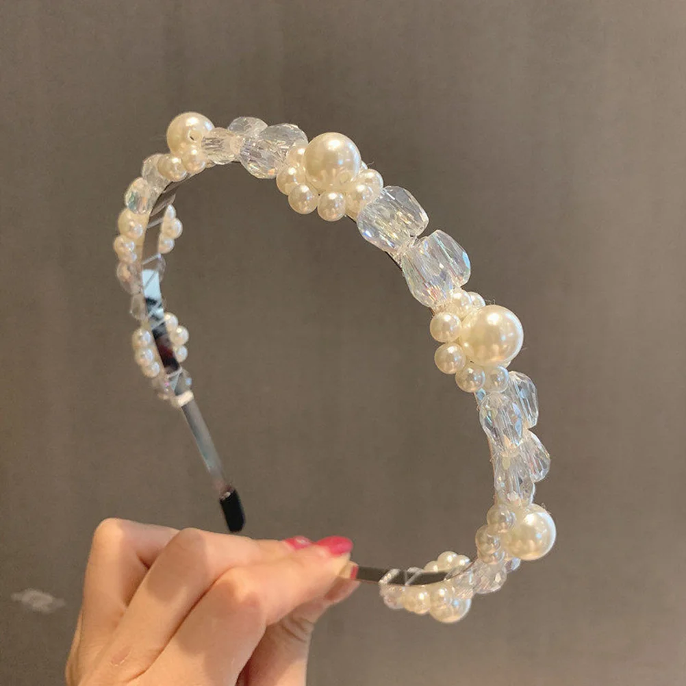 

Crystal Headband Simple Style Decoration Lovely Hair Clasp Chic Headdress For Daily Party Outfit Accessory Hair Decor