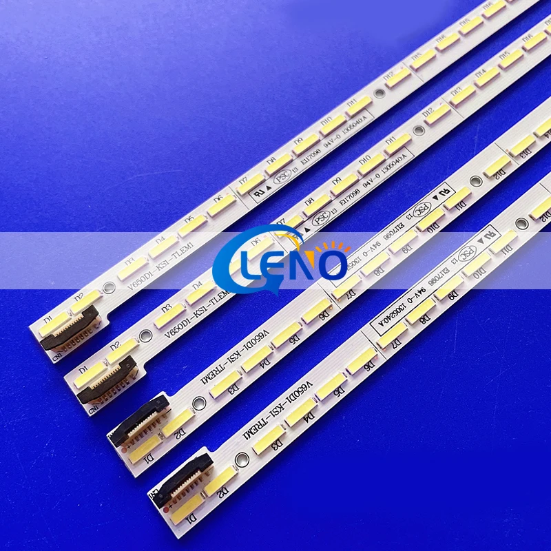 

36LED 402mm LED strip V650D1-KS1-TLEM2 V650DK1-KS2-TLEM03 V650DK1-KS2-TREM03 For TCL D65F351 LED65XT880 screen V650HP1-LS6