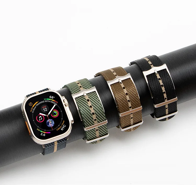 Compatible with Apple watch band s987654321 ultra 2 jacquard woven nylon for iwatch strap 38-40-41mm 42-44-45-49mm image 5