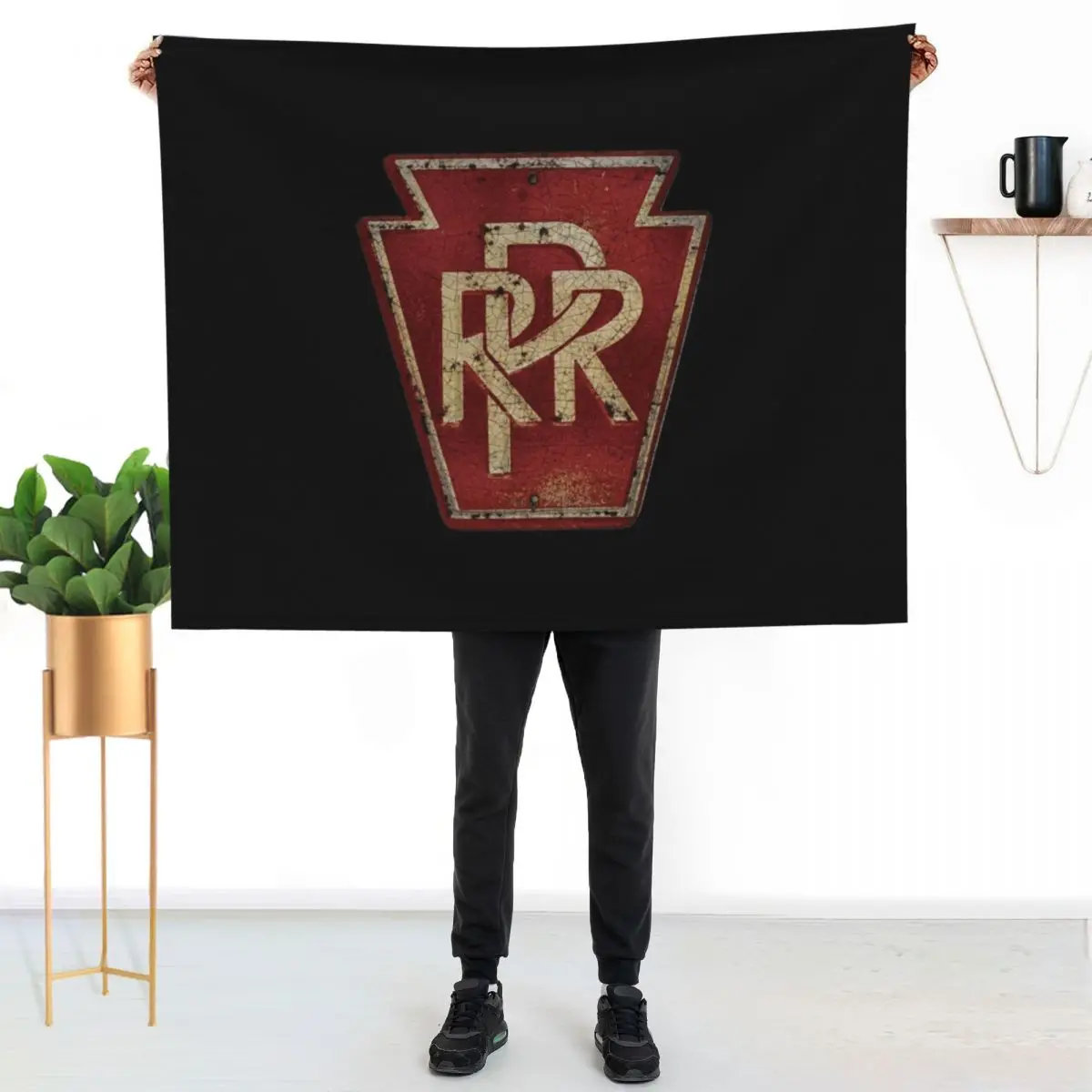 

Pennsylvania Railroad Throw Blanket All Weather Soft Throw Blanket for Sofa