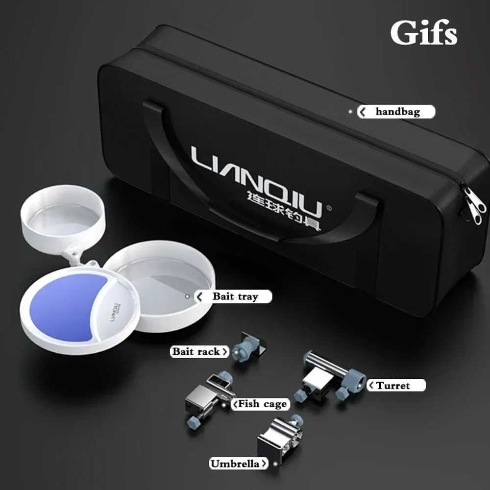 New Fishing Platform Ultra Light and Thickened Portable Chair Aluminum Alloy Multifunctional Fishing In Water Mini Easy To Carry