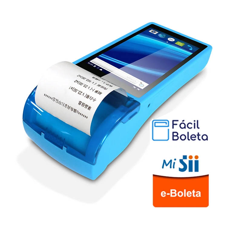 نظام نقاط البيع للدفع بشاشة اللمس اللاسلكية المحمولة، ماكينة تسجيل المدفوعات النقدية الذكية، أنظمة نقاط البيع بالتجزئة المحمولة مع الطابعة الحرارية #5