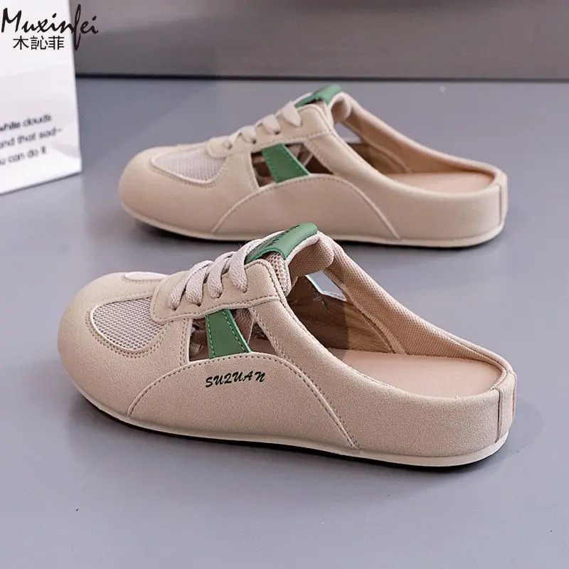 

2026 New Outerwear Baotou Women's Shoes Summer Soft Bottom Anti Slip Comfortable Wear Resistant Casual Cool Slippers