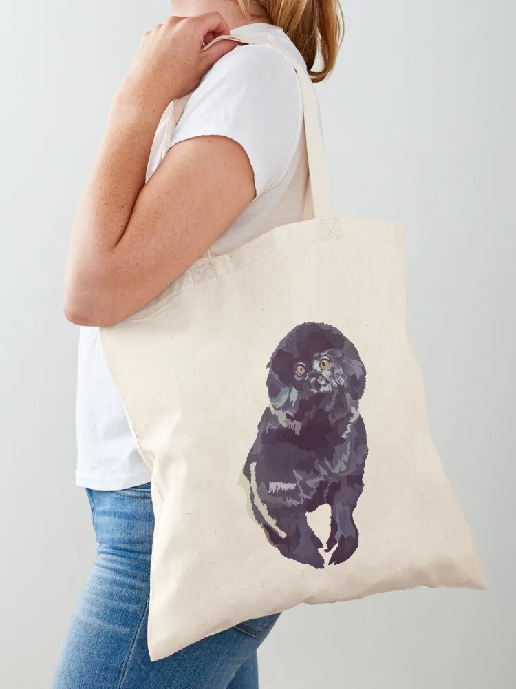 

G is for Goeldi Monkey Tote Bag reusable shopping bags Shopper bag large size bags Cloth bag