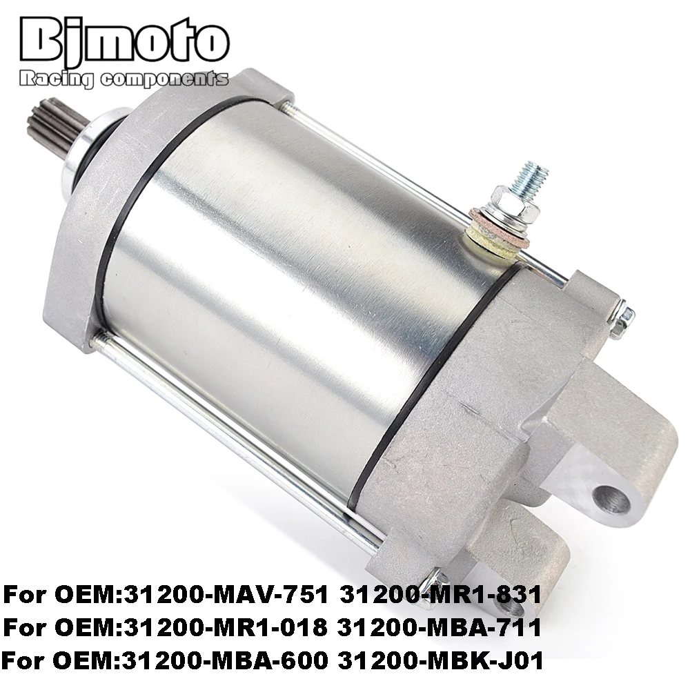 

Starter Motor For Honda NV400 NV600 NV750C2 Shadow 400 600 750 VT750DC Black Widow for VARIATOR ATV LYNX 400 31200-MAV-751