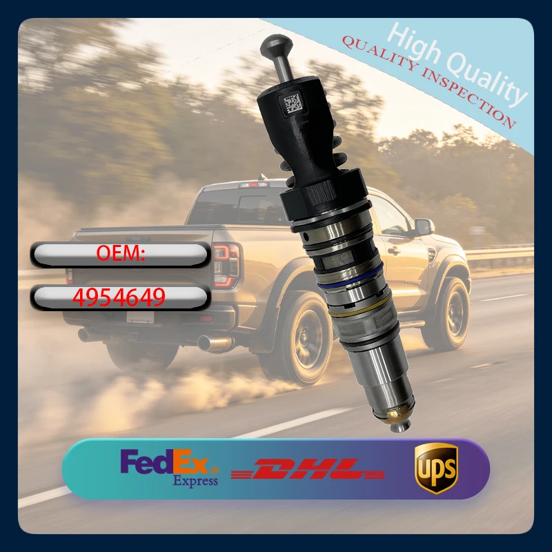 

Common Rail Fuel Injector OE Number 4954649 High Performance Diesel Injector Auto Engine Spare Parts