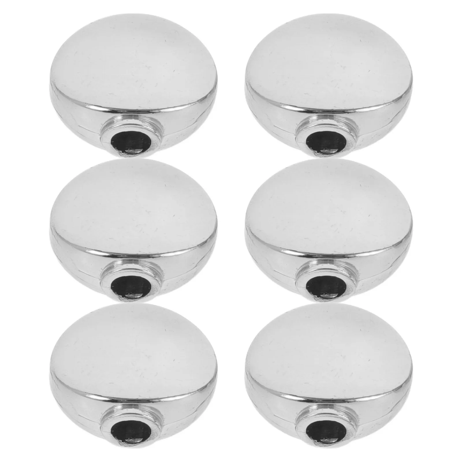 

6Pcs Guitar String Tuning Pegs Zinc Alloy Concave Round Buttons Easy Rotation Tuners Machine Heads for Acoustic Electric Guitar