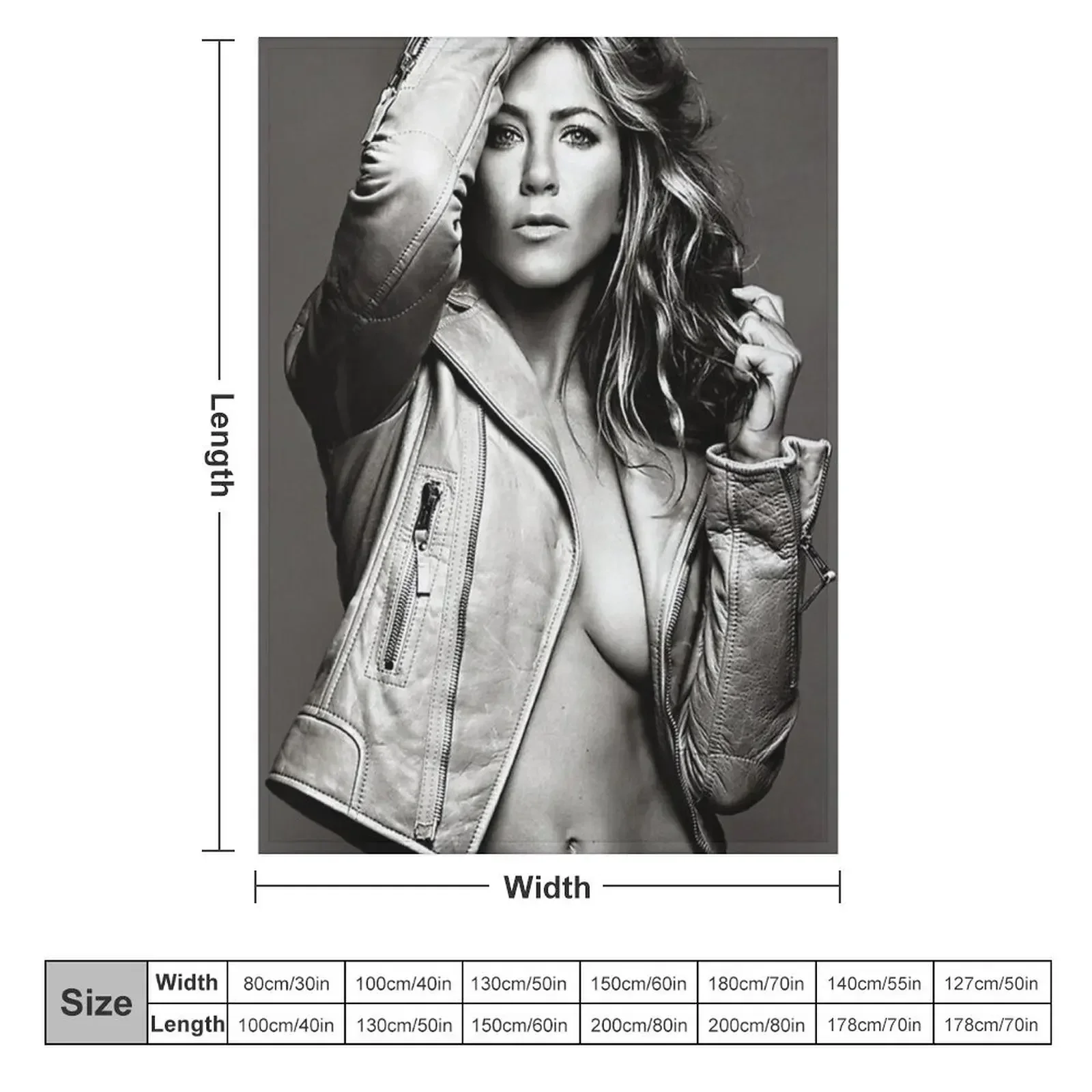 Jennifer Aniston Throw Blanket decorative Decoratives Blankets