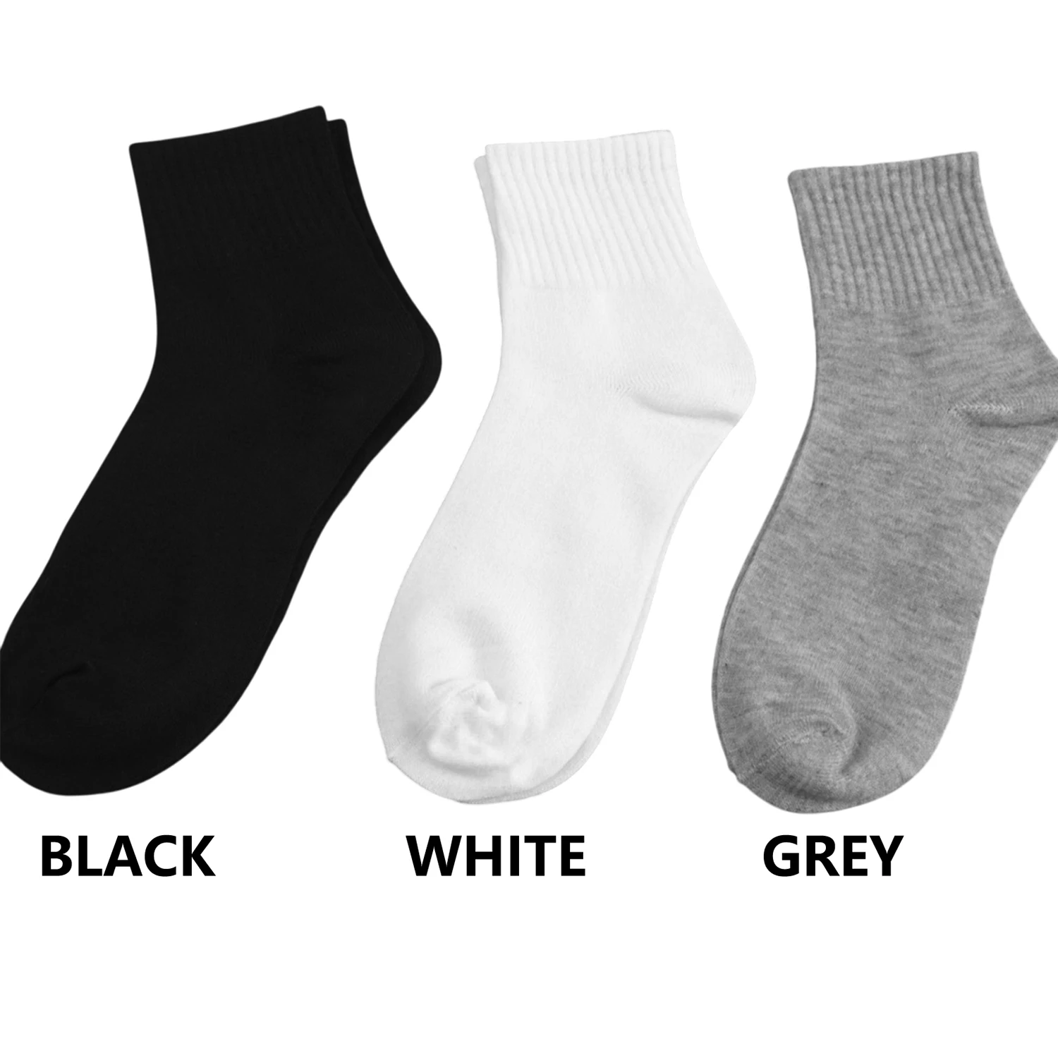 10/30/60 Pairs of Solid Color Disposable Mid Tube Socks Suitable for Both Men and Women