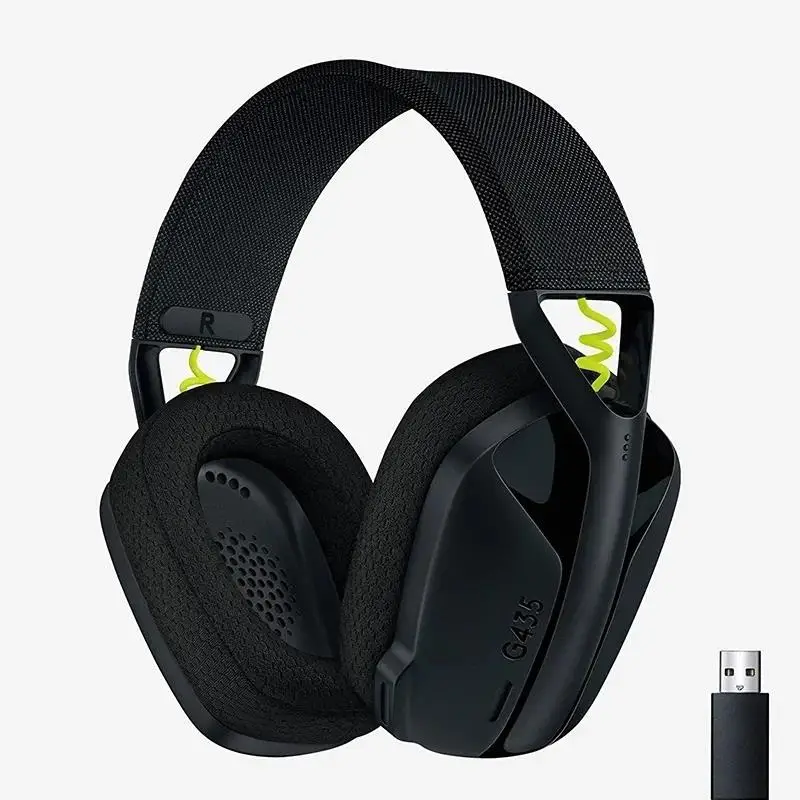 G435 LIGHTSPEED Bluetooth Wireless Gaming Headset Surround Sound Headphone Over-Ear For PC Laptop Games And Music .