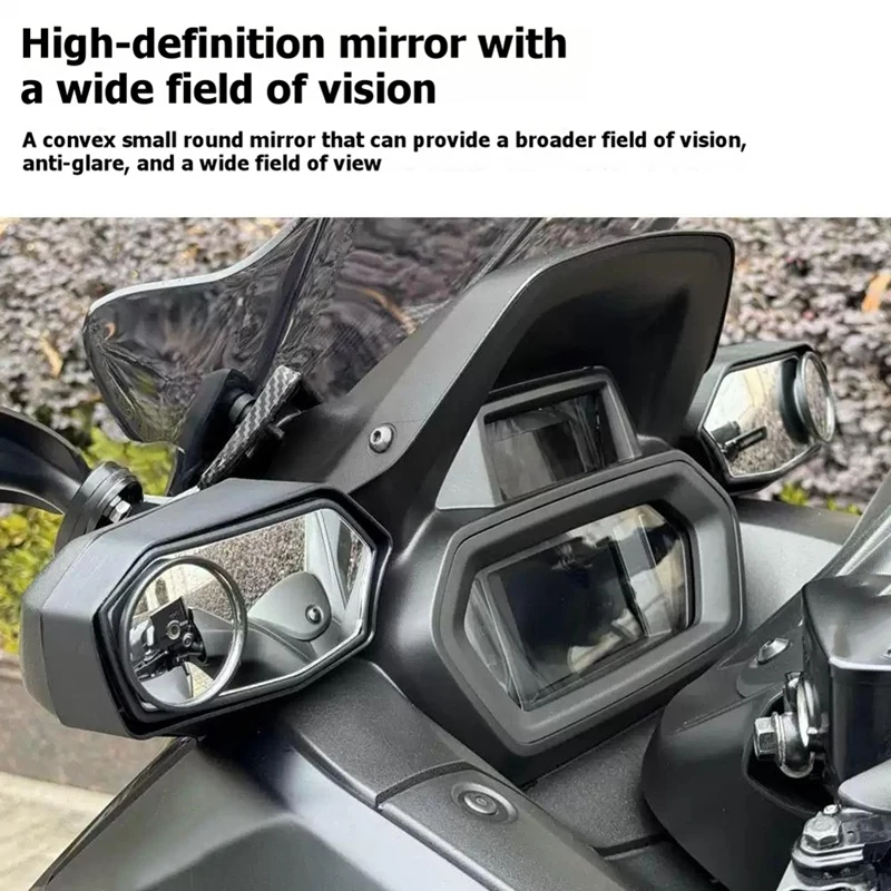 Super Sale Wide Angle Adjustable Rearview Mirrors, Modified Blind Spot Auxiliary Reflector for 2025-2026 Yamaha XMAX300 Scooter