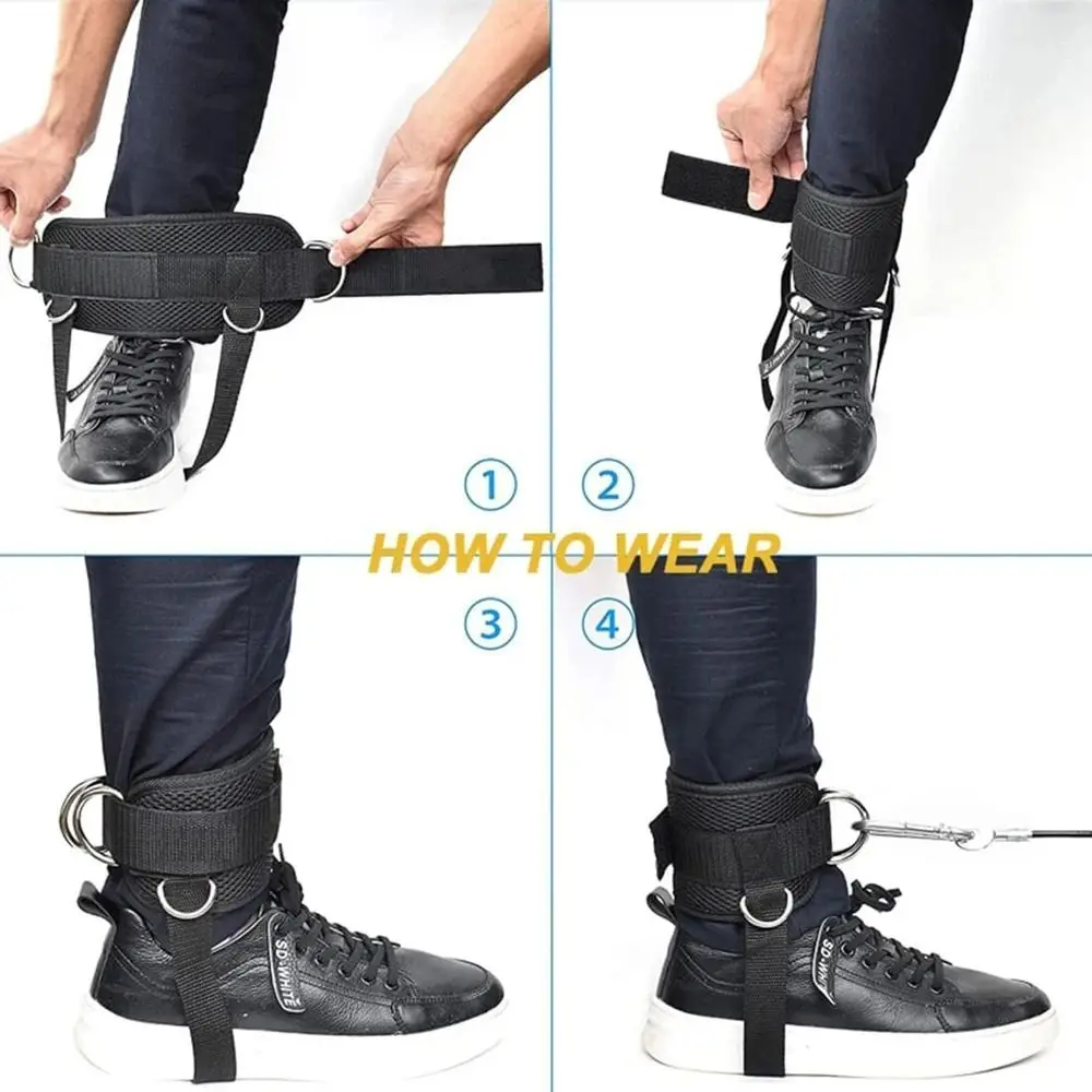 

Buttocks Shaping Fitness Ankle Buckle Hand Thigh Exercises with Foot Straps Ankle Strap Leg Cuffs Adjustable Comfortable