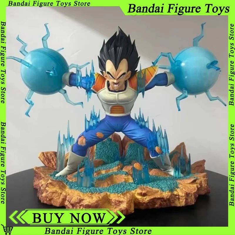 

22CM Dragon Ball Z Majin Vegeta Anime Figure Super Saiyan YS Vegeta Action Figurine Replaceable Handa PVC Collection Toys Gift