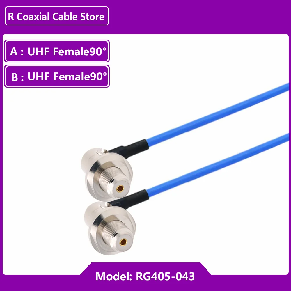 1 قطعة BNC TNC UHF ذكر إلى BNC TNC N PL259 UHF ذكر RF محوري RG405 كابل SO239 UHF أنثى عالية التردد DC-6G RG-405 086 البلوز