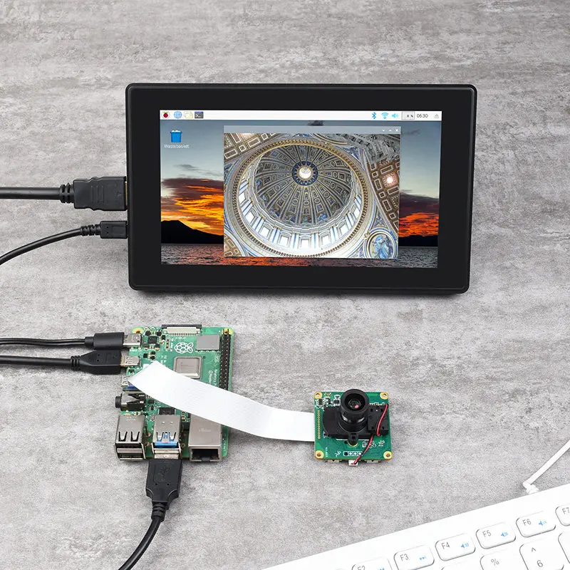 Raspberry Pi IMX462-100-127 FOV Starlight Camera IR-CUT Fixed Focus ISP Chip