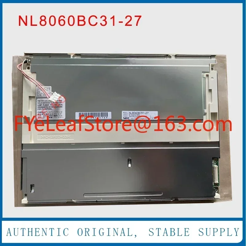 NL8060BC31-27 For NLT 12.1 Inch NL8060BC31-27D NL8060BC31 27 21BLM19 LCD Display Screen Panel