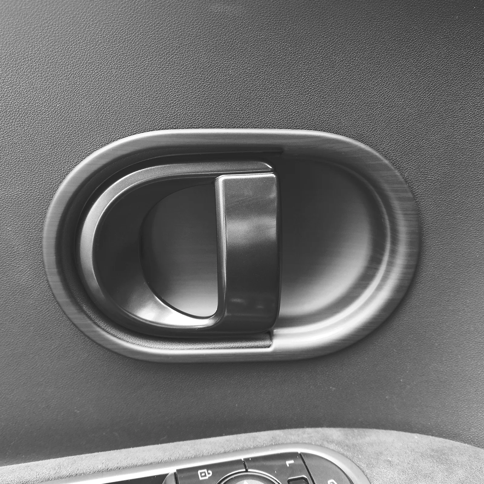 

4pcs Wood Grain Styling Car Interior Door Handle Bowl Cover Trim For Hyundai Ioniq 5 LHD RHD