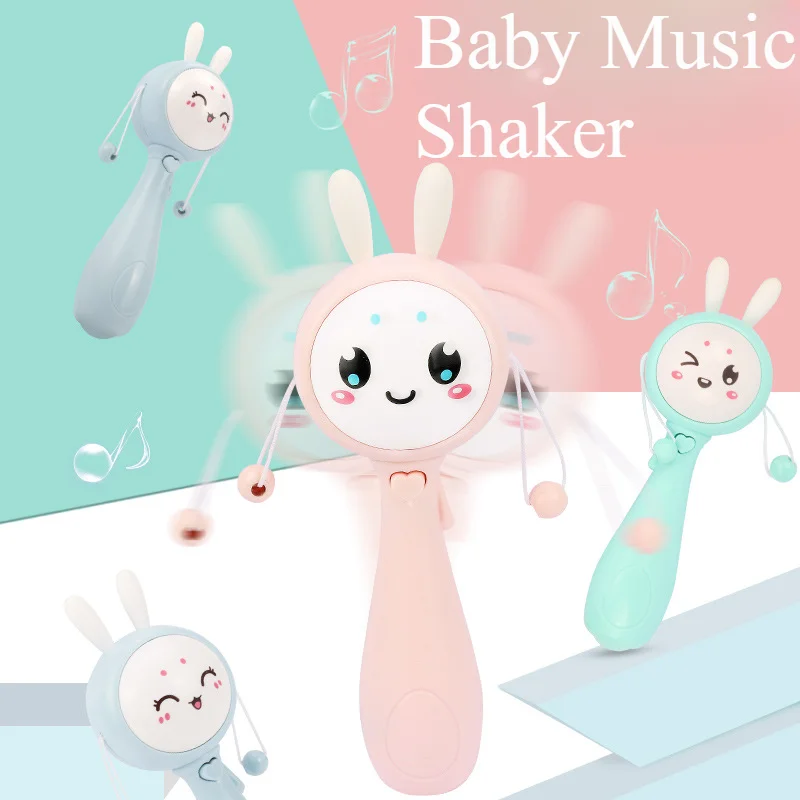 Baby Music Teether Rattle Toy for Child 0-12 Education Mobile Cot Kids Bed Bell Newborn Stroller Crib Infant Pacifier Weep Tear