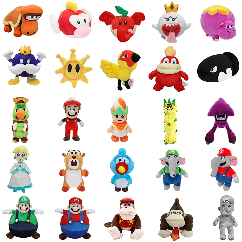 Maaridart-子供向けのぬいぐるみ,置物のおもちゃ,ゲームのロールギフト,bruer,bessie,ベース,ディディ,コン,送料無料