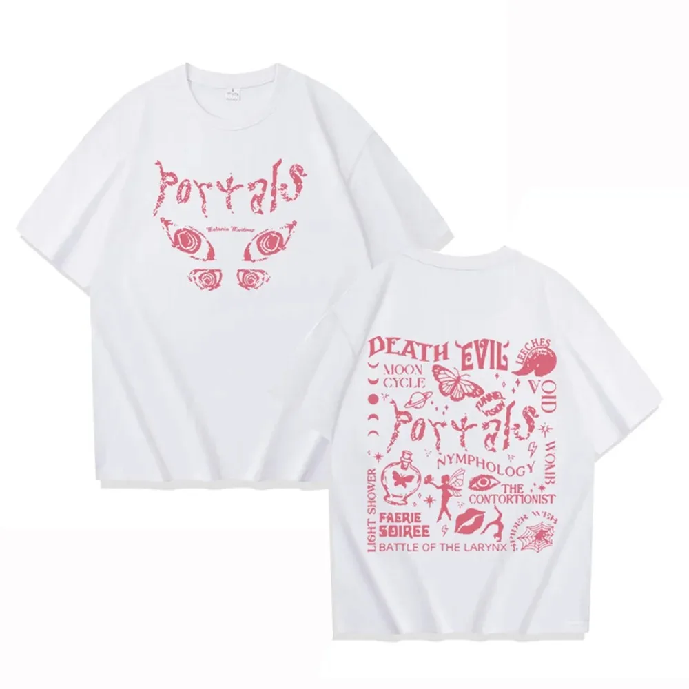 Summer Y2K Vintage T-Shirts Street Style Shirts Unisex Women Men Hip Hop Tops Cool E-girl T Shirt  Loose Unisex Causal Tees