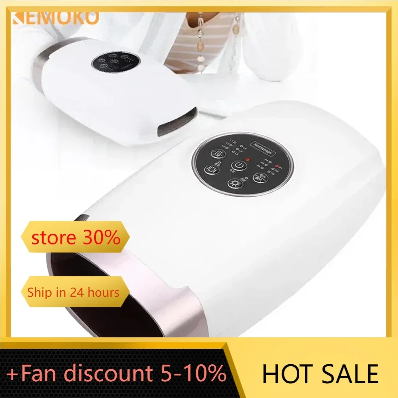 

Electric Hand Massager 6 Levels Air Compression Heat Cordless Palm Finger Massage Machine Arthritis Finger Numbness Pain Relieve