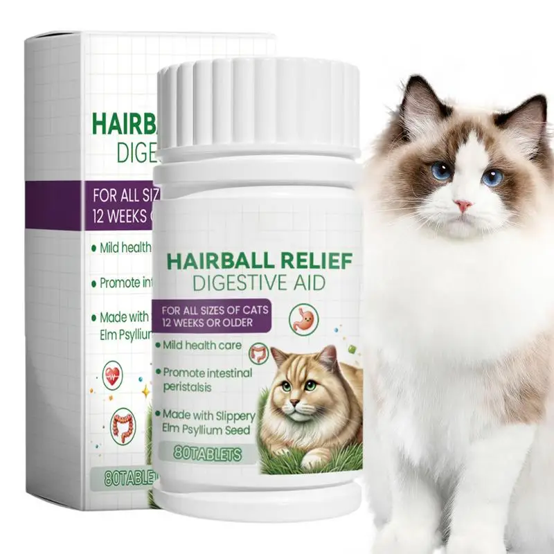 Cat Promote Digestion Tablets Natural Ingredients Cat Grass Tablet Puppy Nourishing Dietary Fiber Tablets For Staying Healthy