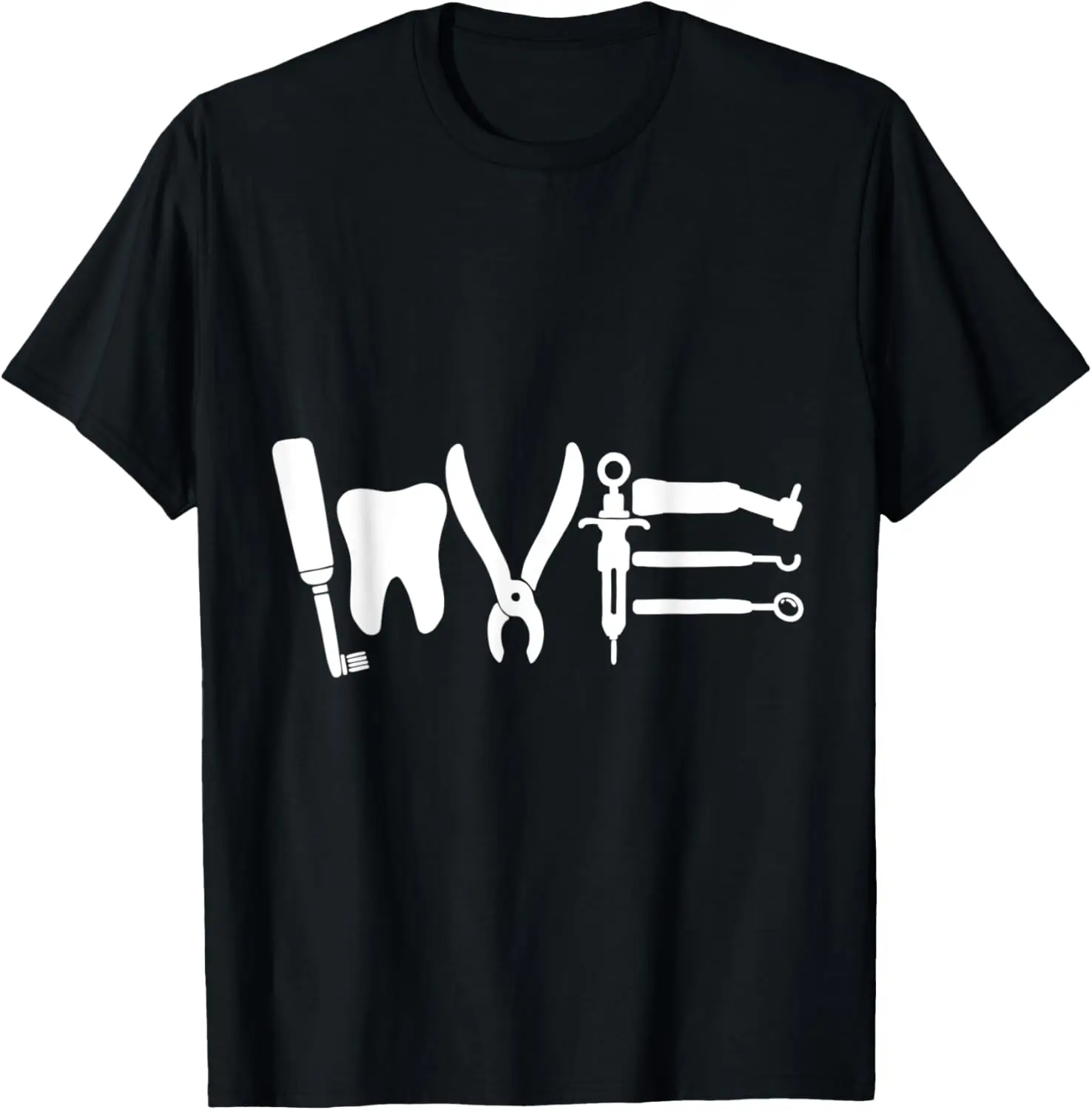 

Funny Dentist Tooth Teeth Toothbrush T-Shirt