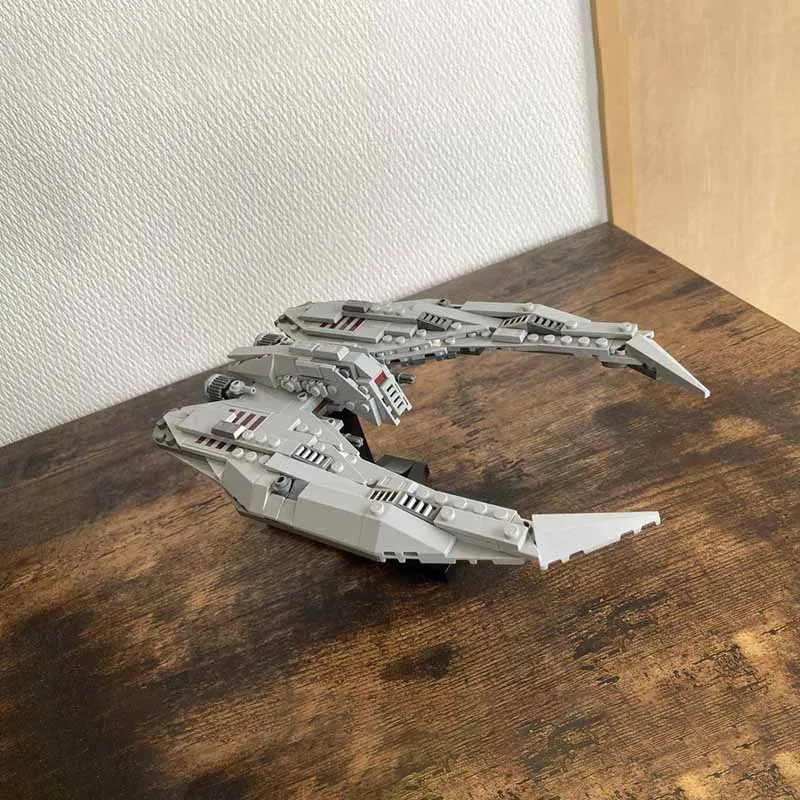 314 جزيئات MOC الفيلم والتلفزيون الشهير Cylon Raider نموذج سفينة الفضاء تجميع اللبنات لعبة هدية عيد ميلاد للأطفال #2