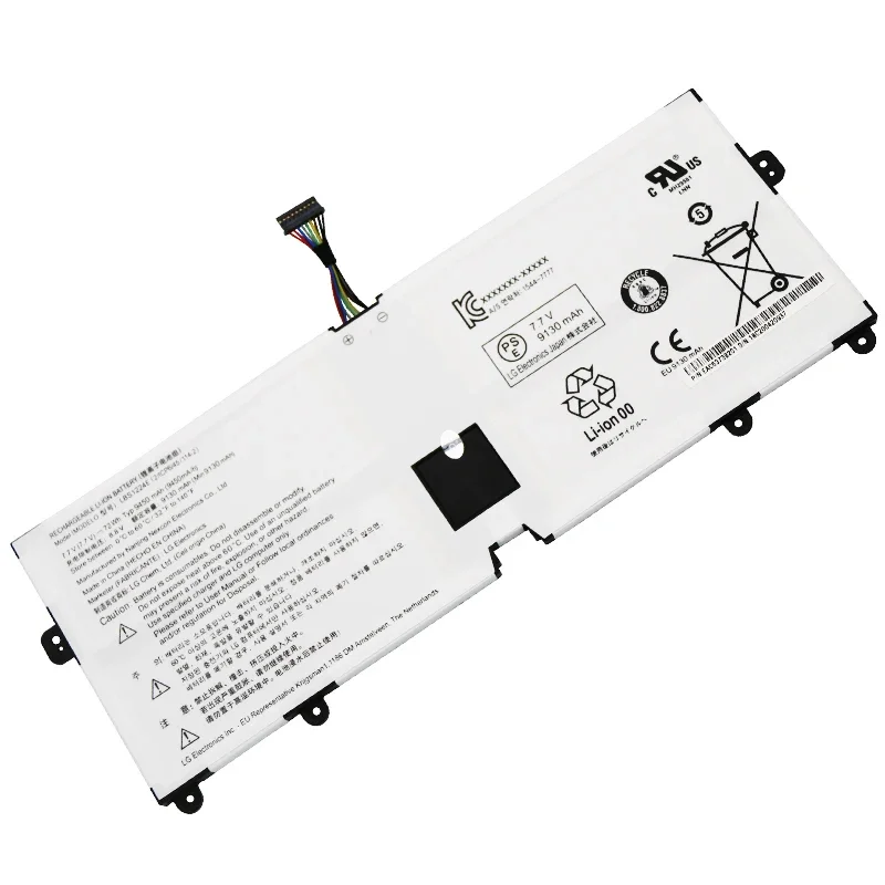 Imagem -02 - Bateria do Portátil para o lg Gram 7.7v 72wh 9450mah Lbs1224e Lbr1223e 13z980 13z970 14z980 15z980-g Aa52c 2023