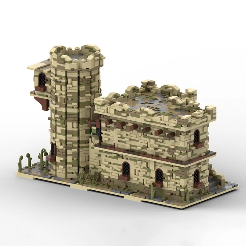 City Street View Model Moc Building Blocks Arabic Style House Model Technology Brick DIY Assembly Construction Toy Holiday Gifts